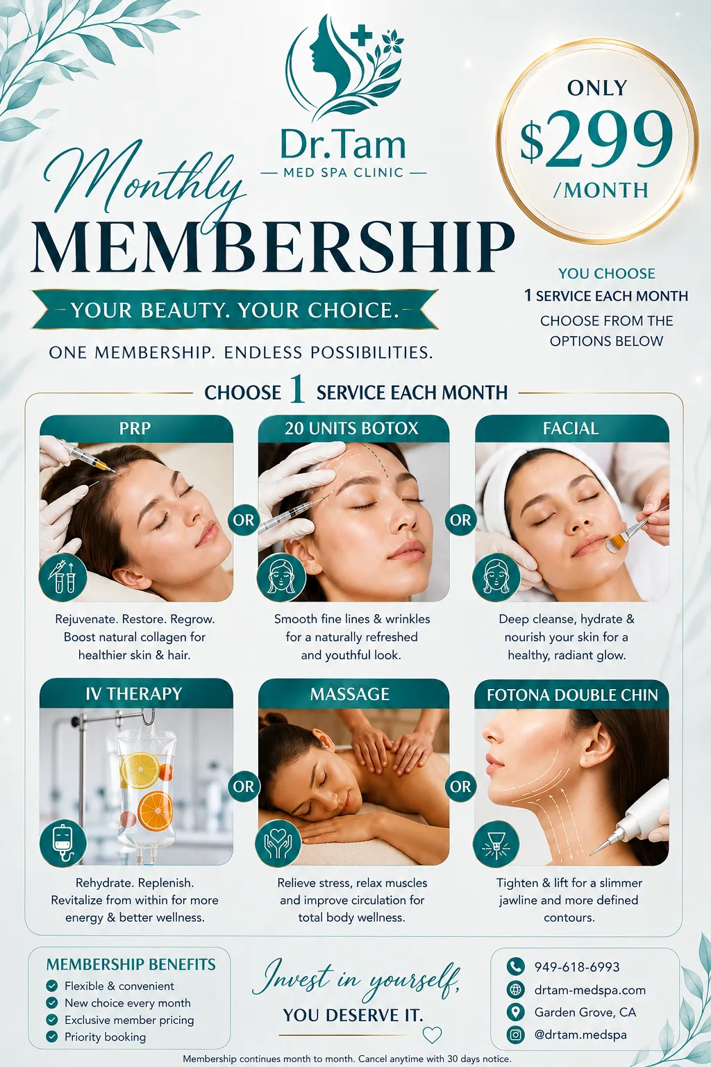 Monthly Membership 299